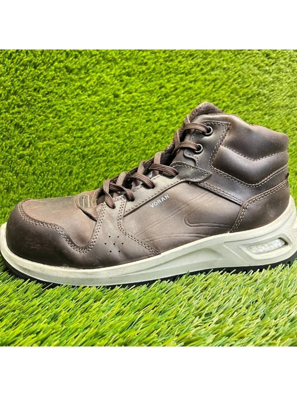 Voran Sportsafe Energy 910 Mens Size 8 Brown Composite Toe Safety Work Boots